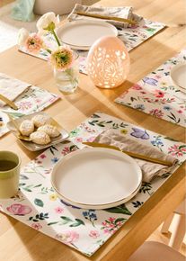 Decoratief ei met vlindermotief - roze - maat 14,5 cm - bonprix