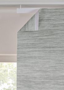 Paneelgordijn in bamboe look (1 stuk) - grijs - maat 145x57 cm - bonprix