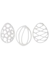 Anna Badur Ostereier Porzellan handgezeichnet (3 St&uuml;ck)