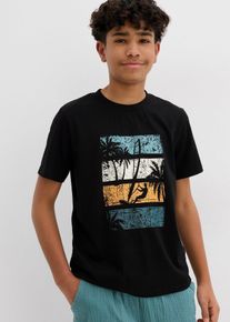 T-shirt in cotone biologico, Nero, Taglia 164/170, bonprix