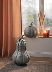 Soprammobile zucche in metallo (set 2 pezzi), Argento, Taglia Onesize, bonprix