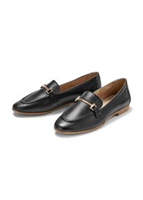 Tchibo - Leder-Loafer - Damen - Gr. 42 - schwarz
