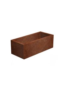 Line Z&aacute;hradn&yacute; kvetin&aacute;č 40 x 90 x 30 cm, corten CORGARDEN 1005