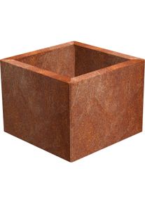 Cube Z&aacute;hradn&yacute; kvetin&aacute;č 40 x 40 x 30 cm, corten CORGARDEN 1002