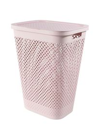 curver K&ocirc;&scaron; na &scaron;pinav&uacute; bielizeň Pure 55 l, ružov&aacute;