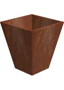 Cono Z&aacute;hradn&yacute; kvetin&aacute;č 70 x 70 x 80 cm, corten CORGARDEN 1004