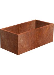 Line Z&aacute;hradn&yacute; kvetin&aacute;č 60 x 120 x 50 cm, corten CORGARDEN 1007