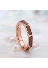 Holzkern Supremum-ring rosaguld og valn&oslash;d