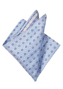 Big & Tall Sizes - J. Ploenes - Silk Pocket Square with Medallion Pattern - 0