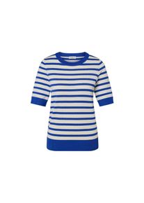 Tchibo - Cienki sweter w paski - dla pań - rozmiar XXL 52/54 - kolor: biały/niebieski/w paski