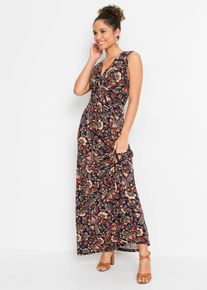 bonprix Maxikleid aus Viskose-Mix, blau, Viskose