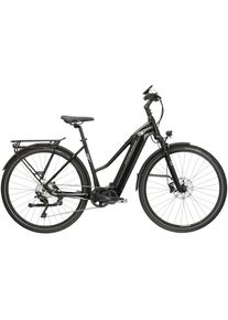 Kross &raquo;E-Trekkingrad Trans Hybrid 6.0 28 Zoll schwarz&laquo; 10 Gang Shimano DEORE XT T8000 Schaltwerk Kettenschaltung Mittelmotor 250 W Pedelec, 