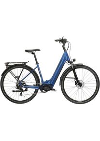 Kross &raquo;E-Trekkingrad Trans Hybrid LS 3.0 28 Zoll blau&laquo; 8 Gang Shimano Acera T3000 Schaltwerk Kettenschaltung Mittelmotor 250 W Pedelec, Elektrofahrrad