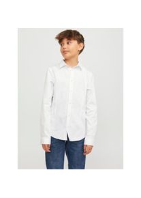 Jack & Jones Jack & Jones Junior Langarmhemd &raquo;JPRPARMA cool, elastisch, kombinierbar&laquo; Baumwollmischung, regular fit wei&szlig;, Gr&ouml;&szlig;e 128
