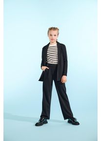 Schlupfhose KIDS Only "KOGGEGGO LIFE LONG PANT JRS NOOS", M&auml;dchen, Gr. 164, N-Gr, schwarz, Web, Obermaterial: 95% Polyester, 5% Elasthan, unifarben, bequem lang, Hosen Schlupfhose