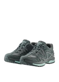 Wanderschuh Lowa "GORGON GTX WS", Damen, Gr. 41, grau (graphit, jade), Synthetik, Textil, Schuhe Wanderschuh, wasserdicht, winddicht,atmungsaktiv dank GORE-TEX Membrane, Topseller