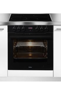 Amica Induktions Herd-Set "EHIX 933 133 S", Energieeffizienz: A, schwarz, Herdsets, Bequemes Kochen und Backen mit viel Komfort im Alltag, Induktions Herd-Set