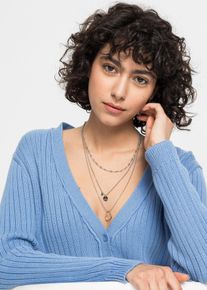 Set med halsband (3 delar) - silver - storlek Onesize - bonprix