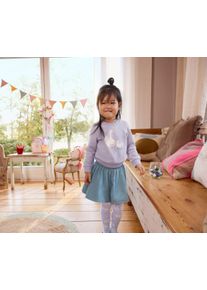 Tchibo - Detsk&aacute; denimov&aacute; obojstrann&aacute; sukňa - pre b&aacute;b&auml;tko - veľ. 98/104 - farba: modr&aacute;