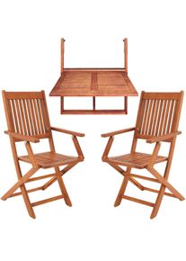 Casaria Tuinset 3-delig Acaciahout FSC -gecertificeerd