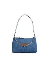 Tommy Jeans, Damen, Schultertasche &raquo;TJW COOL DENIM SHOULDER BAG&laquo;, Damen Tragetasche, Minibag mit modischer Zierkette, jeansblau, jeansblau, Aus 
