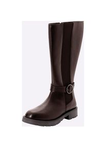 sheego, Damen, Weitschaftstiefel, braun, 37, braun,