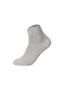 JOOP!, Damen, Kurzsocken &raquo;Socken Unisex premium essential organic cotton Quarter 2p 2er Pack&laquo; 2 Paar tlg., Hellgrau, 43-46, Hellgrau, JOOP! Unisex 