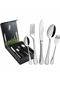 Picard & Wielp&uuml;tz Solingen, Besteck-Set &raquo;Tafelbesteck inkl. Besteckbox Ligato 30er Set silber&laquo; Sp&uuml;lmaschinengeeignet, silber, 30 tlg., silber
