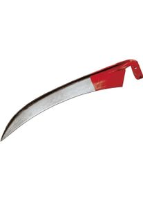Magni, Spaten + Schaufel, Idealspaten 78107000 Reichsform-Sense Pionier geschliffen/poliert 70x60 mm, rot/Silber, 40 x 25 x 15