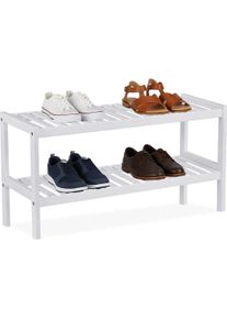 Relaxdays, Schuhschrank, Schuhregal (70 x 26 x 33 cm)