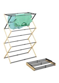 Relaxdays W&auml;schest&auml;nder, W&auml;schest&auml;nder, Schwarz