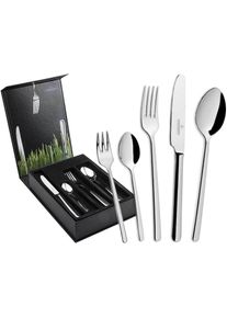 Picard & Wielp&uuml;tz Solingen, Besteck-Set &raquo;Tafelbesteck inkl. Besteckbox Ventura 30er Set silber&laquo; Sp&uuml;lmaschinengeeignet, silber, 30 tlg., silber