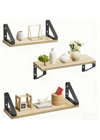 Relaxdays, Regal, Wandregal-Set (40 x 12 x 11 cm)