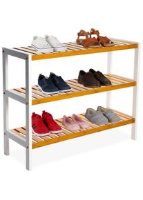 Relaxdays, Schuhschrank, Schuhregal (70 x 26 x 55 cm)