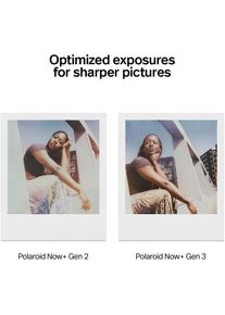 Polaroid NOW Gen3 Instant Camera Bluetooth Connected Bundle Camera Color Film 16 photos Black 6563, Sofortbildkamera, Schwarz