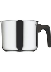 WMF Milchtopf 14cm (794769990), Edelstahl, Pfanne + Kochtopf, Schwarz, Silber