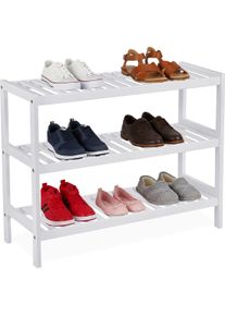 Relaxdays, Schuhschrank, Schuhregal (70 x 26 x 55 cm)