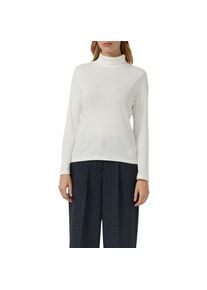 s.Oliver, Damen, Rollkragenshirt im Slim Fit, Langarm, ECRU, 40, Longsleeve-Rolli von s.Oliver Red Label