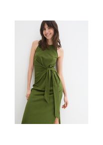 bonprix, Damen, Maxikleid f&uuml;r vielseitige Anl&auml;sse, aus Baumwolle, &auml;rmellos, bequeme Passform, dunkelmoos, N-Gr, 44/46 (L) - N-Gr, dunkelmoos, 