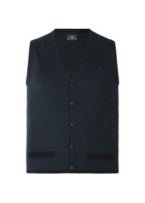 Jan Vanderstorm, Herren, Strickweste &raquo;Strickweste TANE&laquo;, petrol gemustert, XL, petrol gemustert, Strickweste TANE in zweifarbigem Design