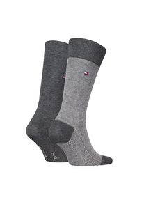 Tommy Hilfiger, Herren, Socken &raquo;TH MEN SOCK 2P BIRDSEYE&laquo; 2 Paar, anthracite, 39-42, anthracite,