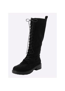 sheego, Damen, Weitschaftstiefel, schwarz, 38, schwarz,
