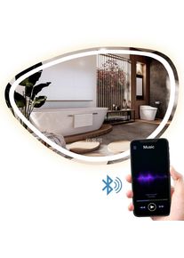 REA - Zrkadlo LED 70x100cm FOG HOM-05516