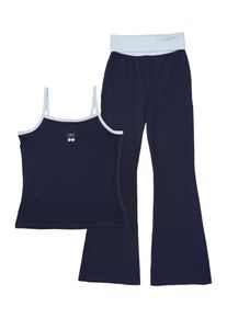 Lindex Flickor Set pastellbl&aring; / m&ouml;rkbl&aring; Storlek 128