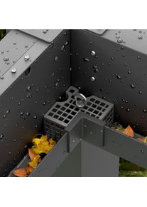 Rinnensieb f&uuml;r Pergola mit Lamellendach | anthrazit, 2 St&uuml;ck