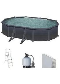 GRE Granada Ovale 610x375x132cm - Stahlwandpool