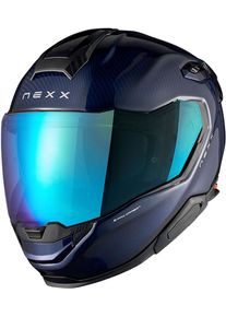 Nexx X.TR Carbon Atlantic, kask pełnotwarzowy , kolor: Matowy-Granatowy , rozmiar: L