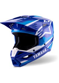 Alpinestars S-M3 Yamaha, kask motocrossowy , kolor: Niebieski/Błękitny/Biały , rozmiar: L