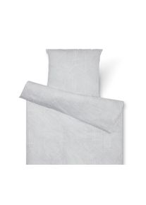 Tchibo - Pościel z cienkiej flaneli - kolor: szary