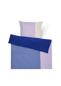 Tchibo - Pościel z bawełny renforc&eacute; - kolor: beżowy/niebieski